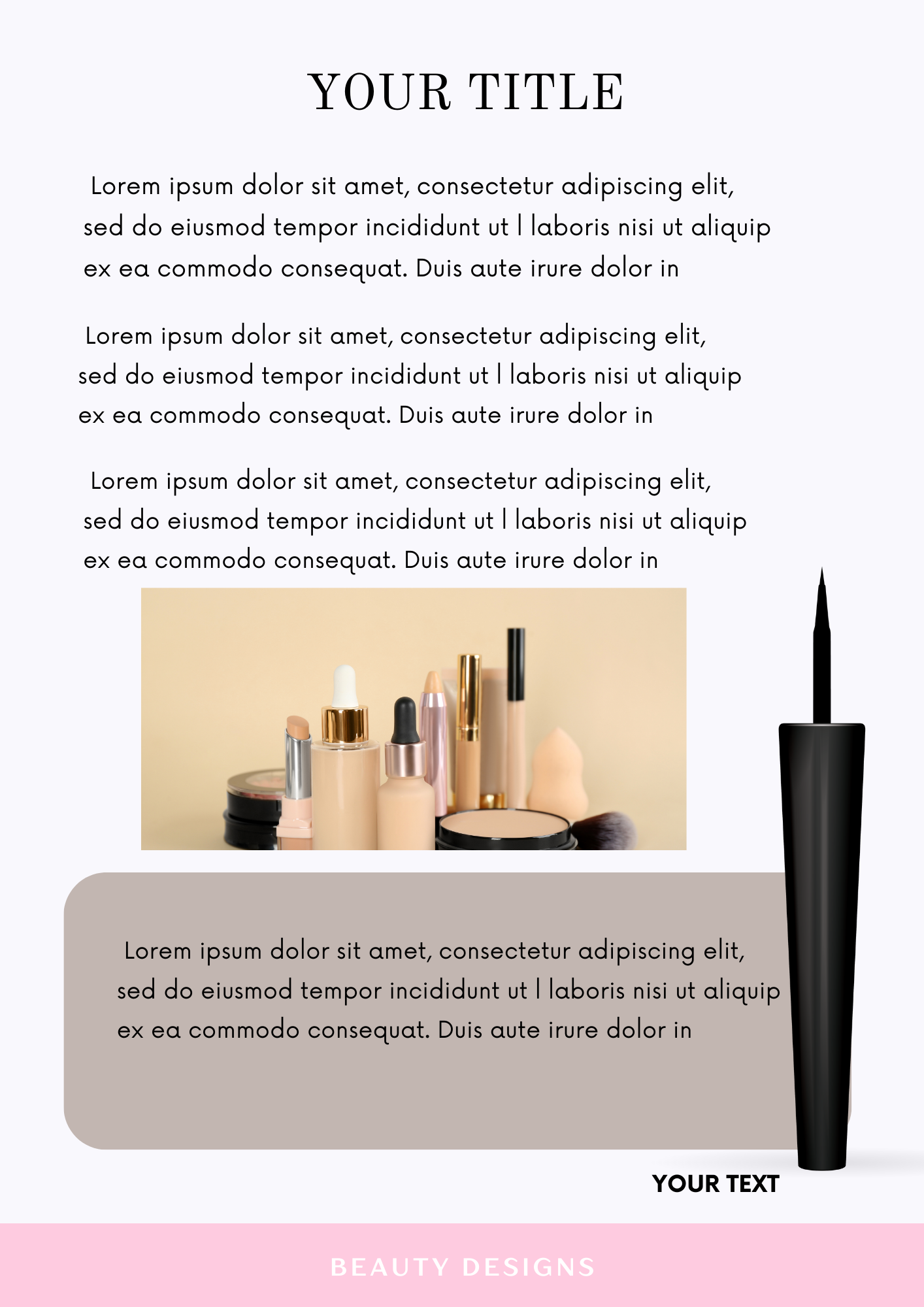 DONE FOR YOU: Mastering the ART of Makeup (TEMPLATE)