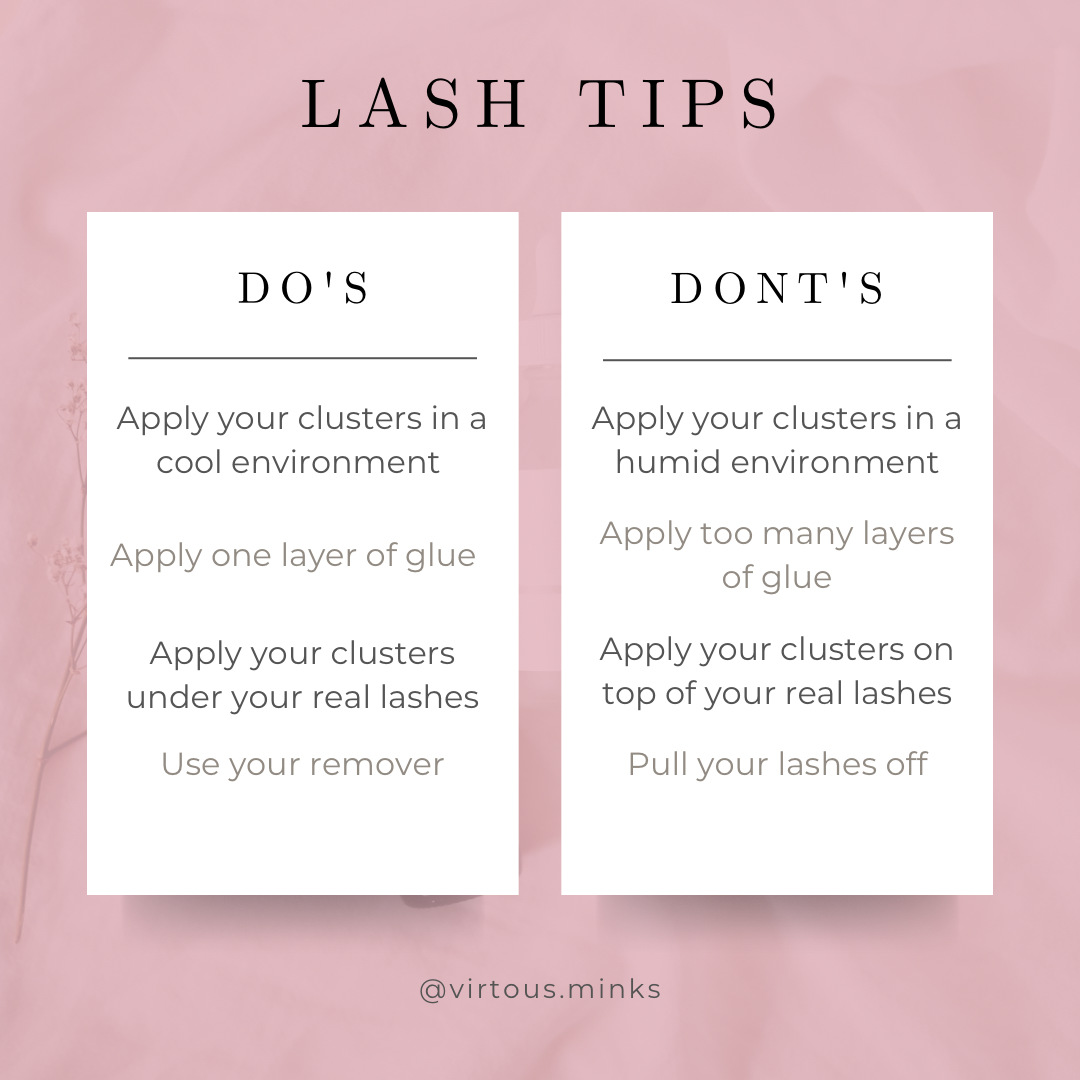 DIY Lash Cluster Tray